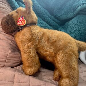 Vtg 2000 TY “Sheriff” German Shepherd Puppy Plush 90s Y2K Collectibles Kidscore